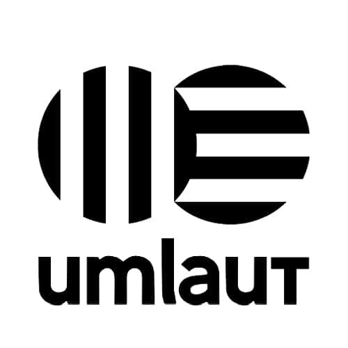 Umlaut logo with bold black lines and the word 'umlaut' beneath it.